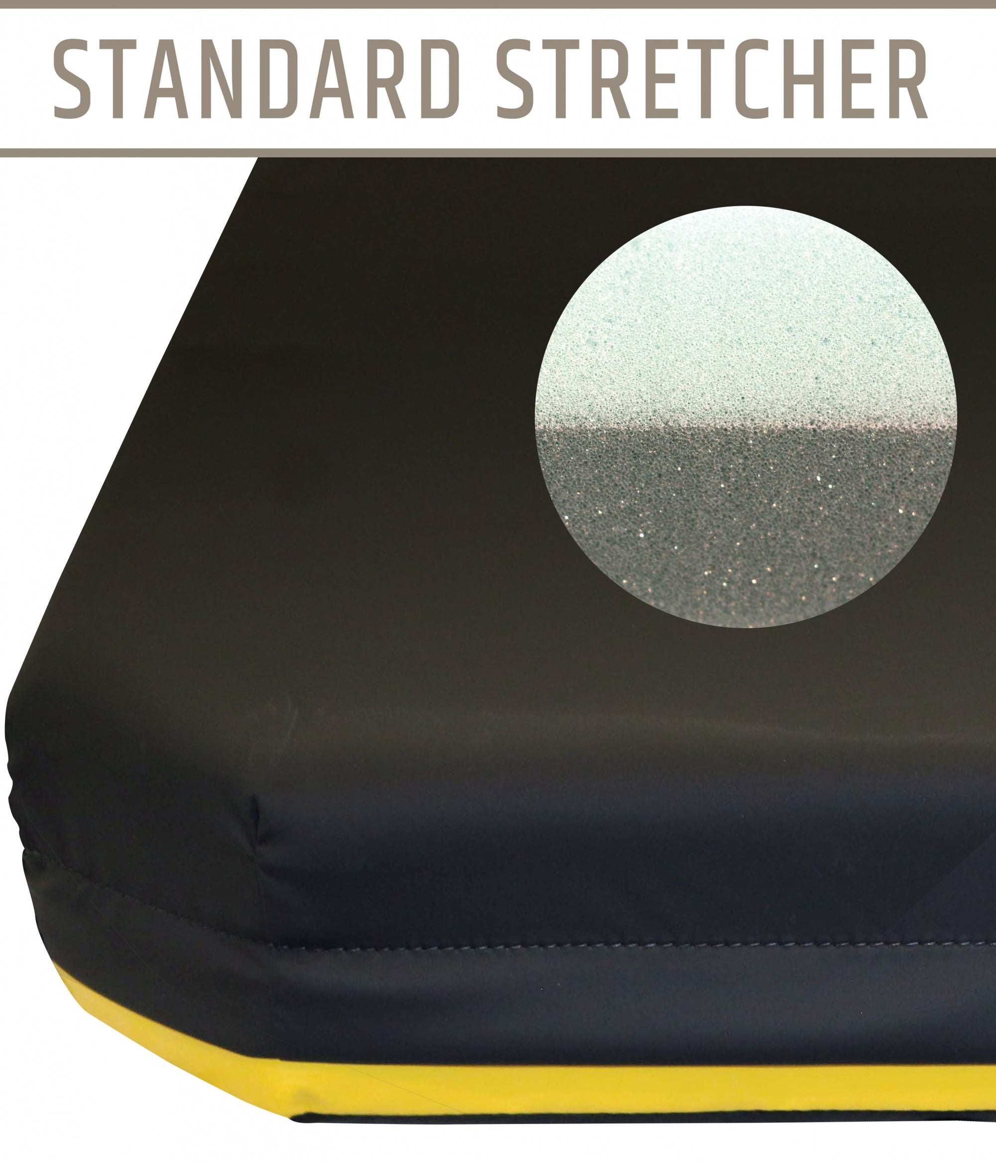 Stryker Trauma 1002 - 4 Standard Stretcher Pad with Color Identifier (24w) - mattress